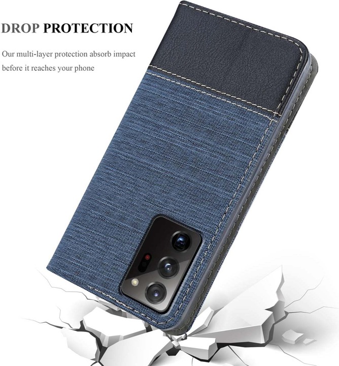 Actual product image Cadorabo Case Jeans Book (Samsung Galaxy Note 20 Ultra)