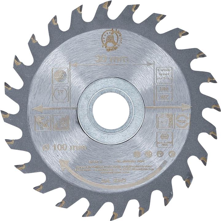 Actual product image BGS Carbide Tipped Circular Saw Blade | Ø 100 x 30 x 2.1 mm | 24 teeth