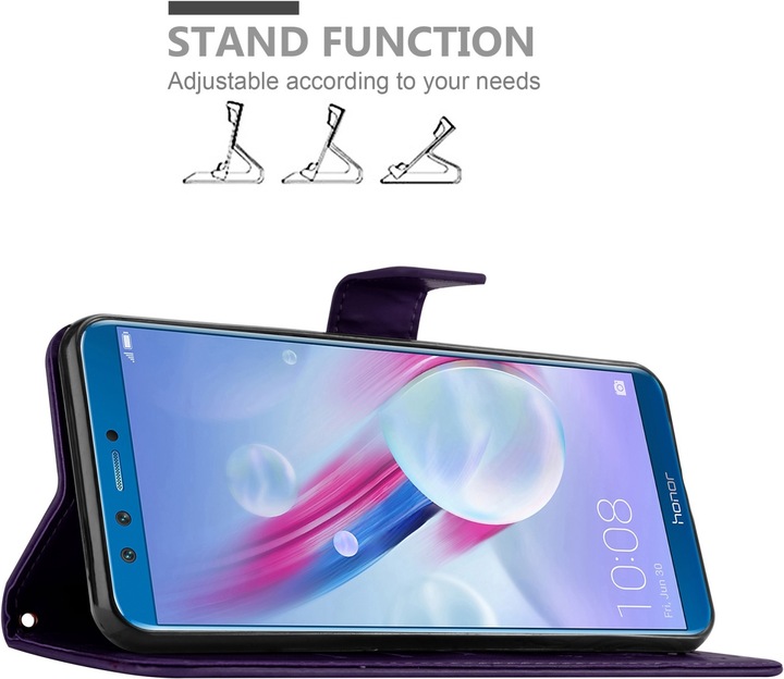 Actual product image Cadorabo Flower Book Cover (Honor 9X Lite)