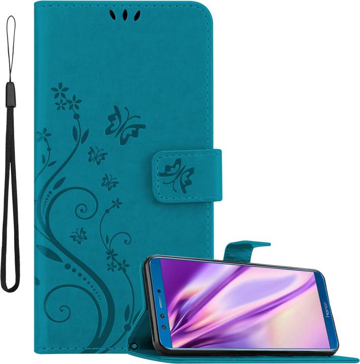 Produktbild Cadorabo Flower Book Hülle (Honor 9X Lite)