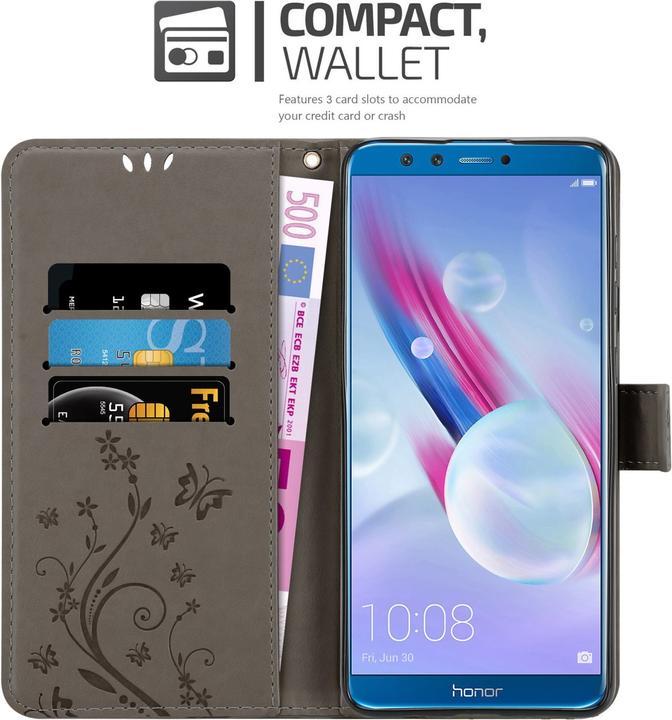 Image du produit Cadorabo Pochette Flower Book (Honor 9X Lite)