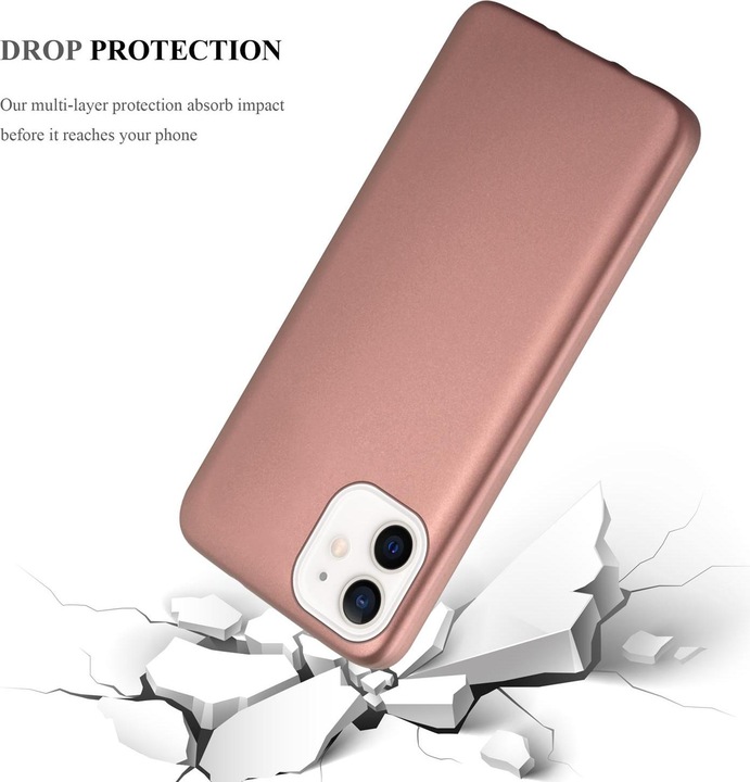 Produktbild Cadorabo TPU Matt Metallic Cover (Apple iPhone 12 mini)