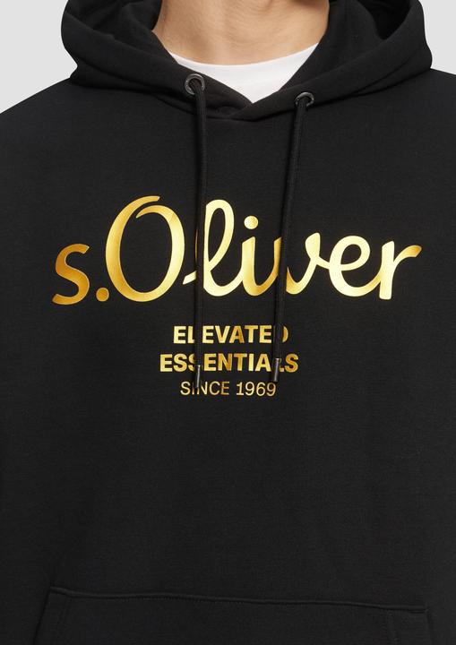 Produktbild S.Oliver Sweatshirt Hoodie mit Gold- oder Silber-Print (XXL)