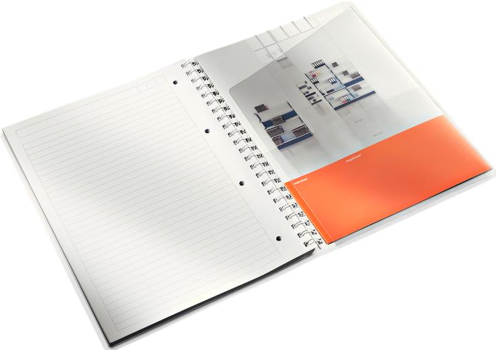 Image du produit Leitz Livre en spirale WOW (A4, À rayures, Couverture souple)