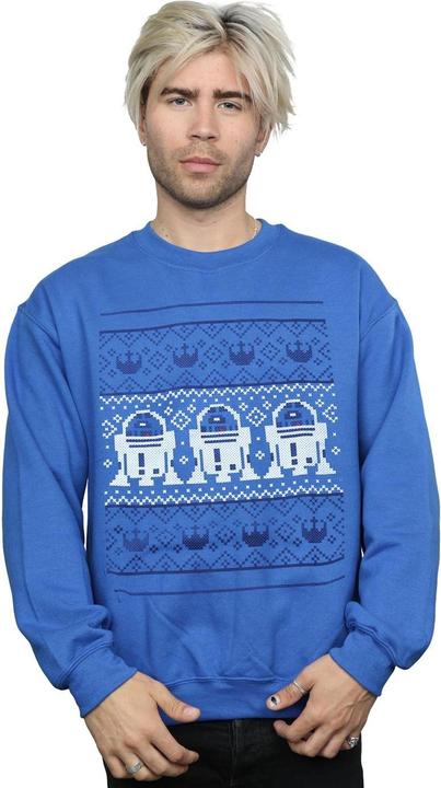 Produktbild Star Wars Christmas R2D2 Fair Isle Sweatshirt (5XL)