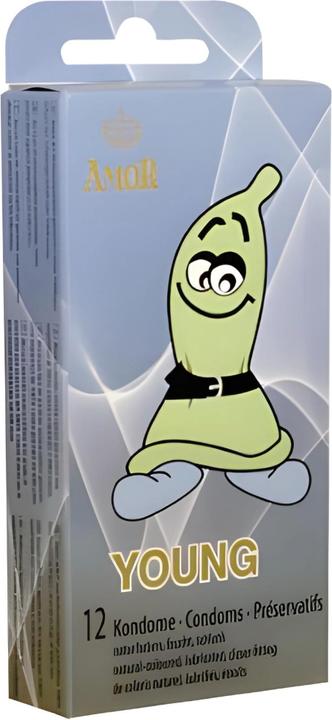 Amor Young» 12 Jugendkondome für den schlanken Penis (12 Stk.)