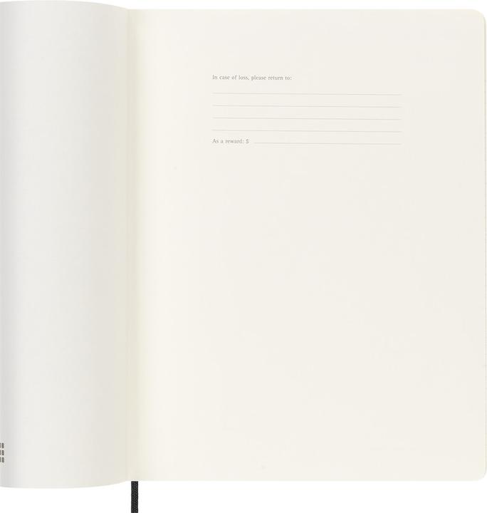 Actual product image Moleskine Weekly (19 x 25 cm, 1 week / 1 page)