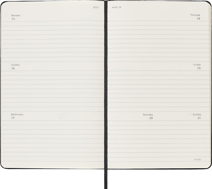 Actual product image Moleskine Pupil Agenda (13 x 21 cm, English)
