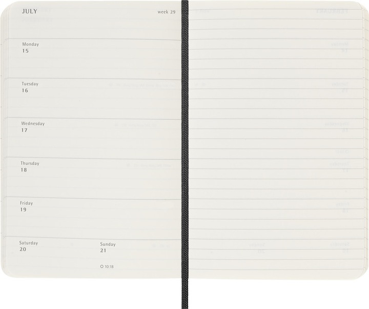Produktbild Moleskine Schüleragenda (9 x 14 cm, Englisch)