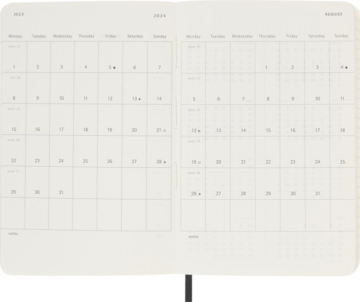 Produktbild Moleskine Schüleragenda (9 x 14 cm, Englisch)