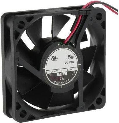 Produktbild RS PRO Lüfter 60x60x15mm 24VDC 2,2W 27,2m³/h (60 mm)