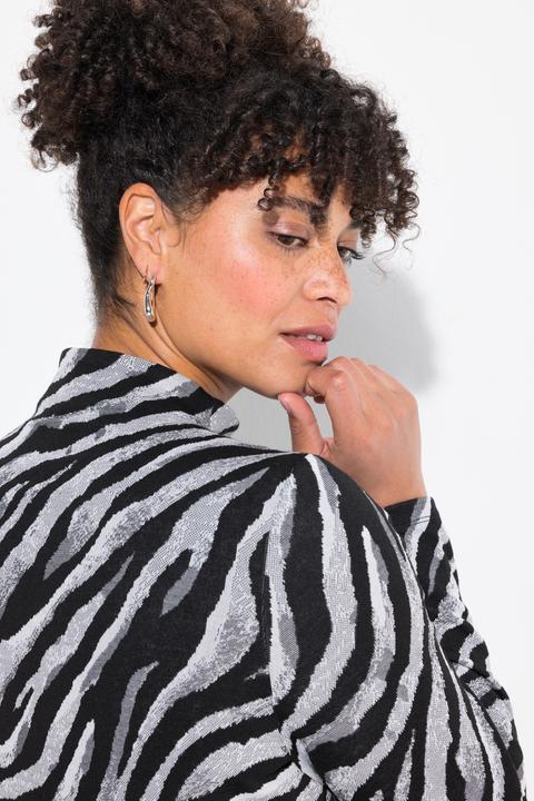 Actual product image Miamoda Pullover, Zebra, Stehkragen, Langarm (54)