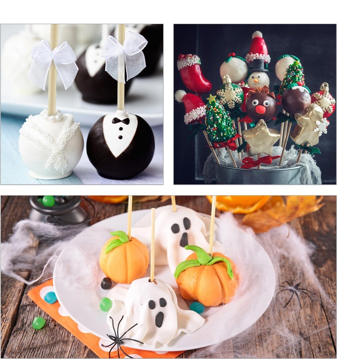 Actual product image Relaxdays 400x Cake Pop Stick