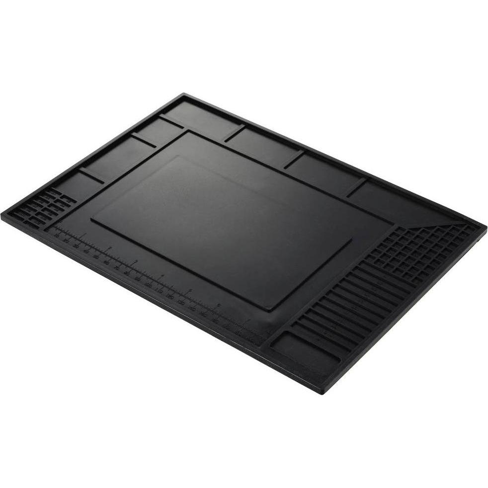 Toolcraft AM-210 Lötmatte (L x B x H) 297 x 210 x 5 mm, Lötgerät Zubehör, Schwarz