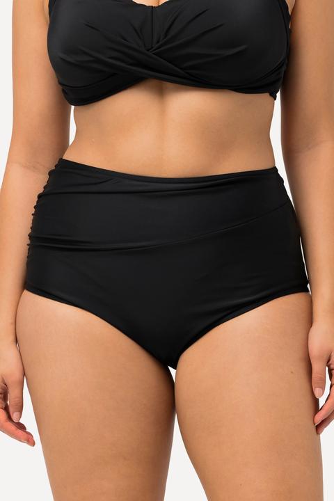 Produktbild Ulla Popken Bikini-Hose, Drapierung, High Waist (48)