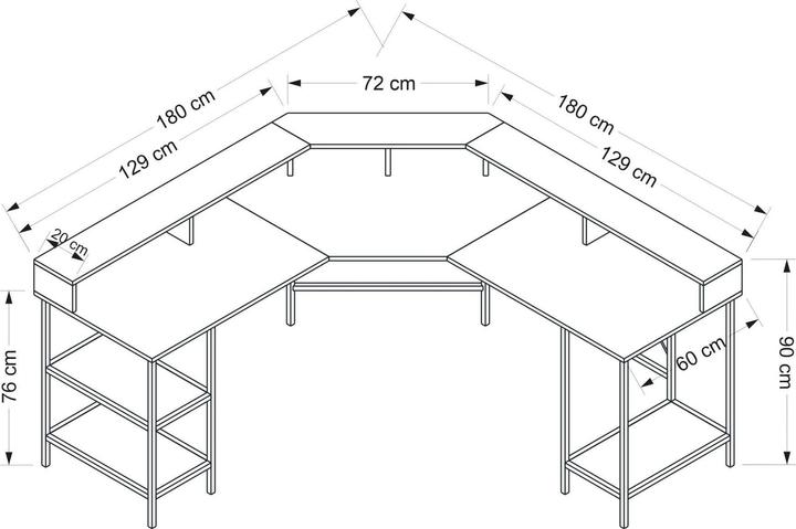 Image du produit Skye Decor Power (180 x 90 x 60 cm)