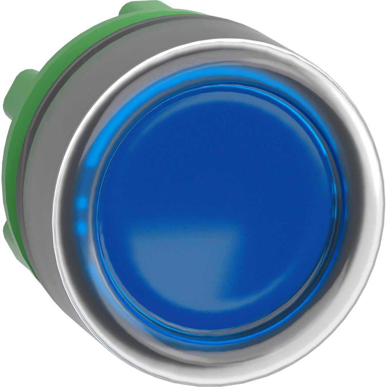 Schneider Electric Leuchttaster blau rund IP66, Taster + Schalter, Blau