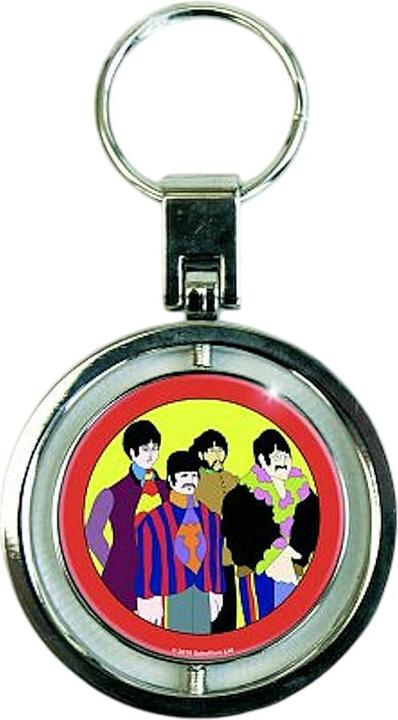 Actual product image The Beatles Yellow Submarine Band & Sub Spinner Keyring