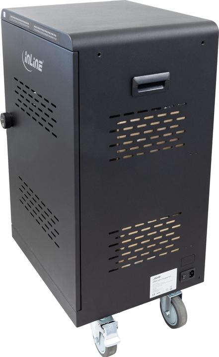 InLine ® mobiler Ladeschrank, 32x USB-C, 2000W, PD3, QC5, abschliessbar, schwarz (32 ports)