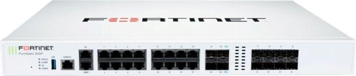 Fortinet FortiGate-200F - 18xGE RJ45 8xGE SFP slots 0GE SFP+ slots NP6XLite and CP9 hardware acce