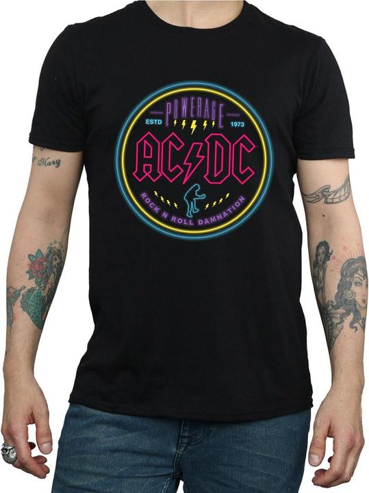 Produktbild AC/DC Circle Neon TShirt (S)