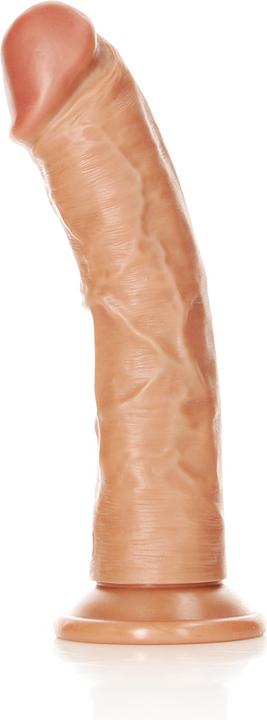 Produktbild RealRock Curved Realistic Dildo with Suction Cup - 7"/ 18 cm