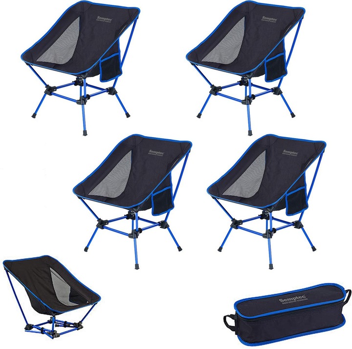 Produktbild Semptec 4er-Set klappbarer Campingstuhl