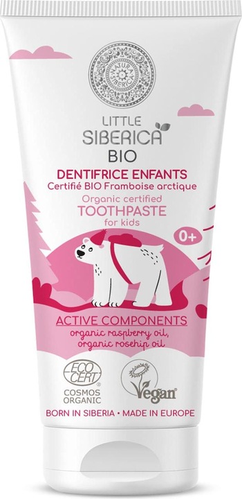 Natura Siberica Little Dentifrico Niños Frambuesa Bio 60g