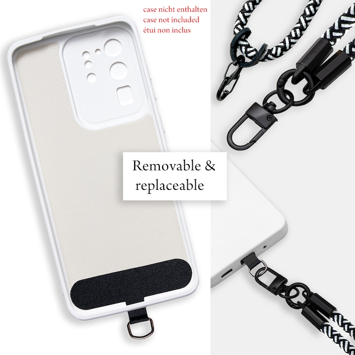 Produktbild Cadorabo Handykette für WIKO RAINBOW JAM Necklace Hülle mit verstellbarem Kordelband