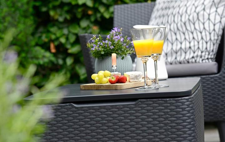 Produktbild Allibert Loungeset Salemo, Anthrazit, 4 SitzplÃ¤tze