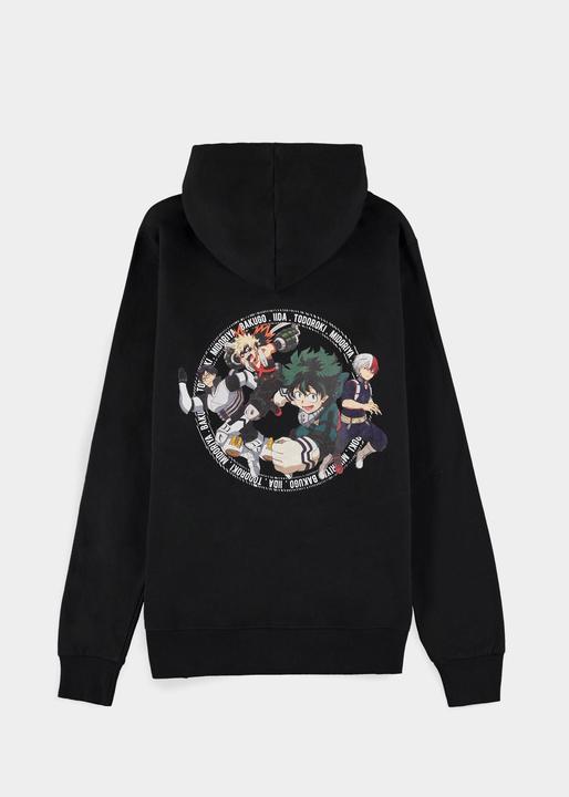 Actual product image My Hero Academia Izuku Midoriya Men's Zipper Hoodie (XXL)