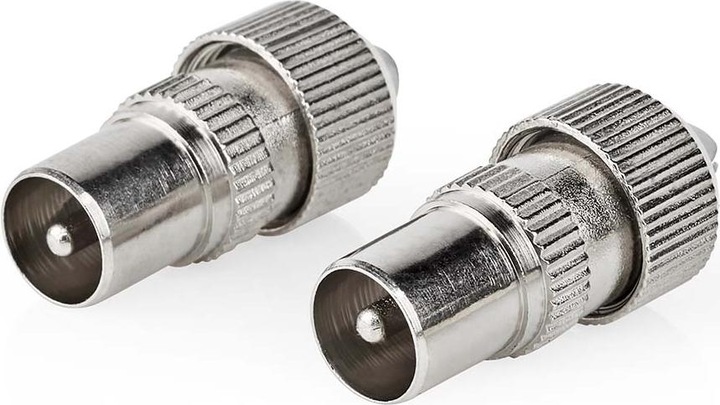 Produktbild Nedis IEC (Coax) Stecker | gerade | Stecker | Vernickelt | 75 Ohm | Schraube | Kabeleingangsdurchmes (75 dB, Antennenkabel)