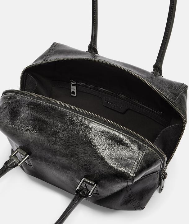 Produktbild Liebeskind Berlin Satchel Kleine Bowling Bag aus Rindsleder mit glossy Finish