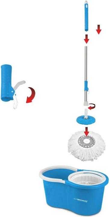 Produktbild Esperanza EHS005 Rotationsmopp (3 Stk.)