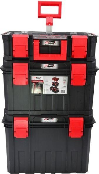 Image du produit AW Tools AWTOOLS SKRZYNKA NARZĘDZIOWA MODUŁOWA MODULAR BOX Rinkinys 4W1 530x355x825mm