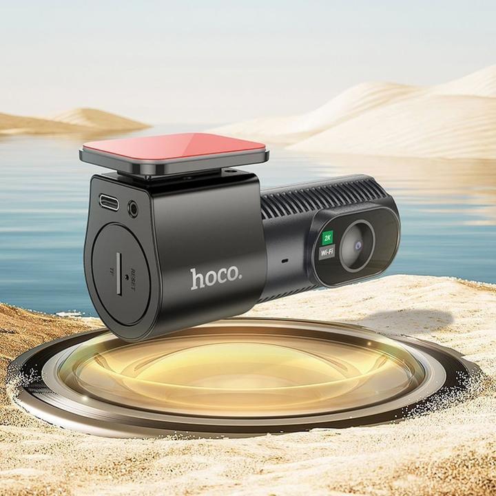 Produktbild Hoco Headphone with microphone driving recorder with display 2K DV7 black (Eingebautes Display, Eingebautes Mikrofon, 2K)