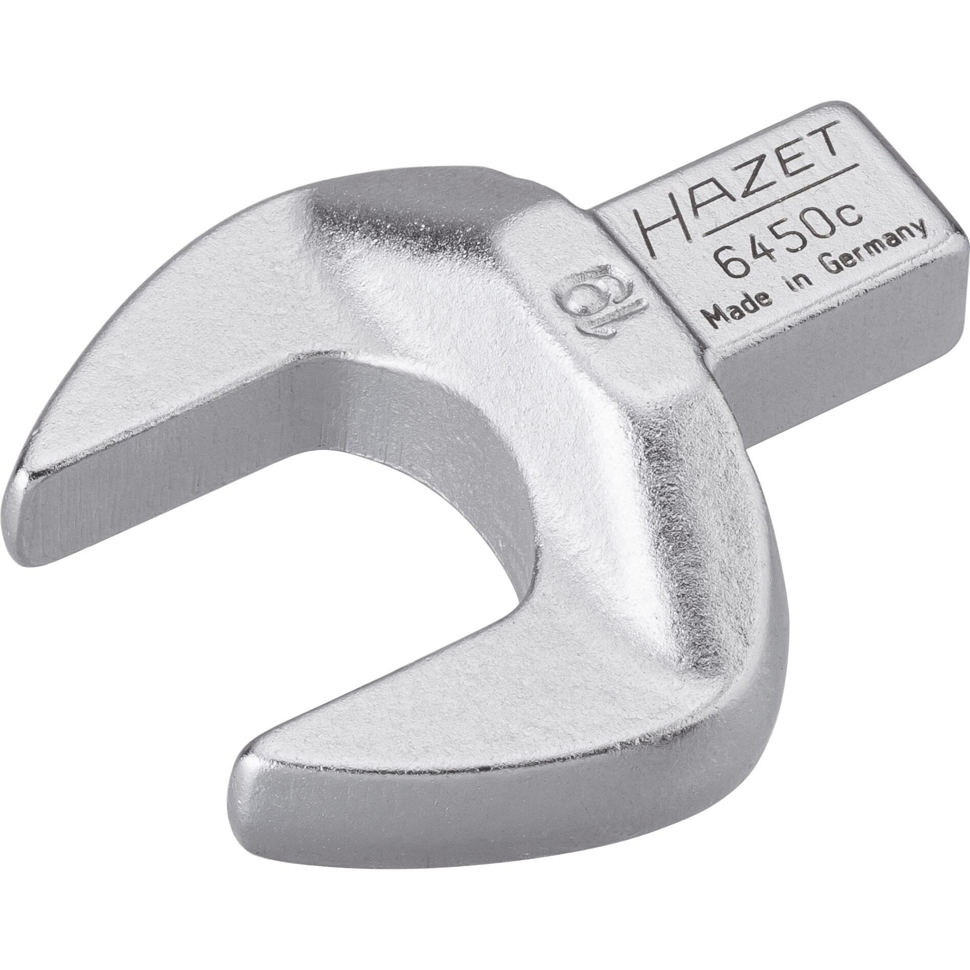 HAZET, Schraubenschlüssel, Einsteck-Maulschlüssel 6450C-19 ∙ Einsteck-Vierkant 9 x 12 mm ∙ Aussen Sechskant Profil ∙ 19 ...