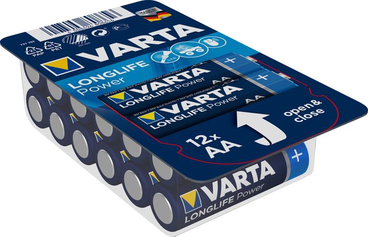 Varta Longlife Power (12 pz., AA, 2960 mAh)