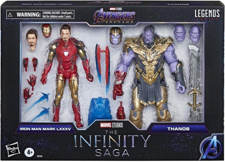 Image du produit Hasbro La Saga de l'Infini : Iron Man & Thanos - Fin de partie