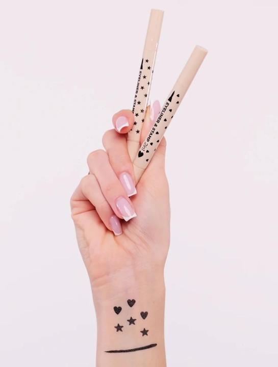 Immagine prodotto Eveline Penna per eyeliner e timbro (Nero)