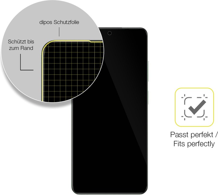 Produktbild Dipos 3D Full Cover Schutzfolie (1 Stück, Xiaomi Redmi 12 5G)