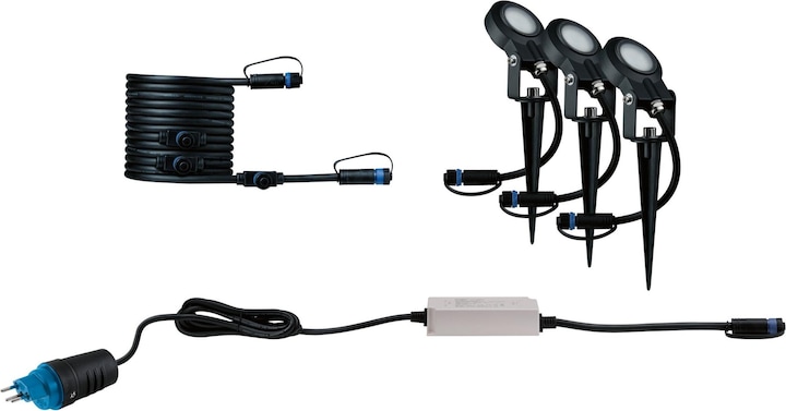 Image du produit Paulmann Kit de démarrage Outdoor Plug & Shine Sting (655 lm, IP67)