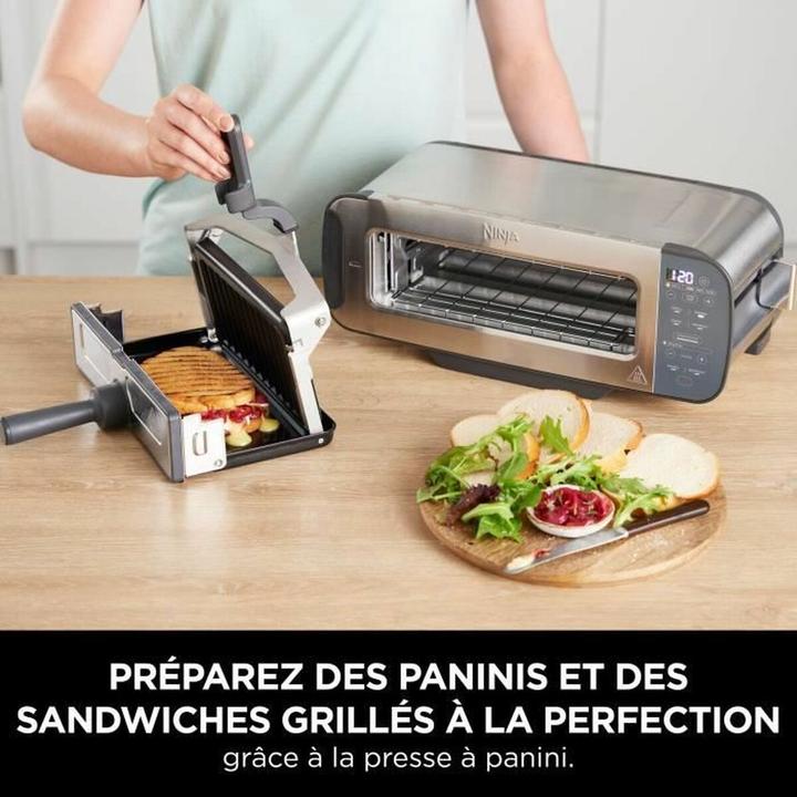 Produktbild Ninja 3-in-1 Multifunctionele Toaster, Grillplaat en Panini Maker - 7 Roosterstanden - RVS - ST202EU