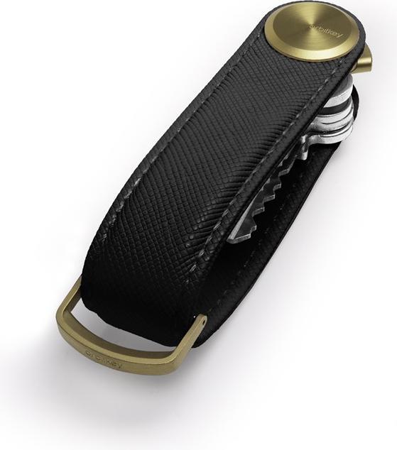 Actual product image Orbitkey Key Organiser Pro Leather liquorice