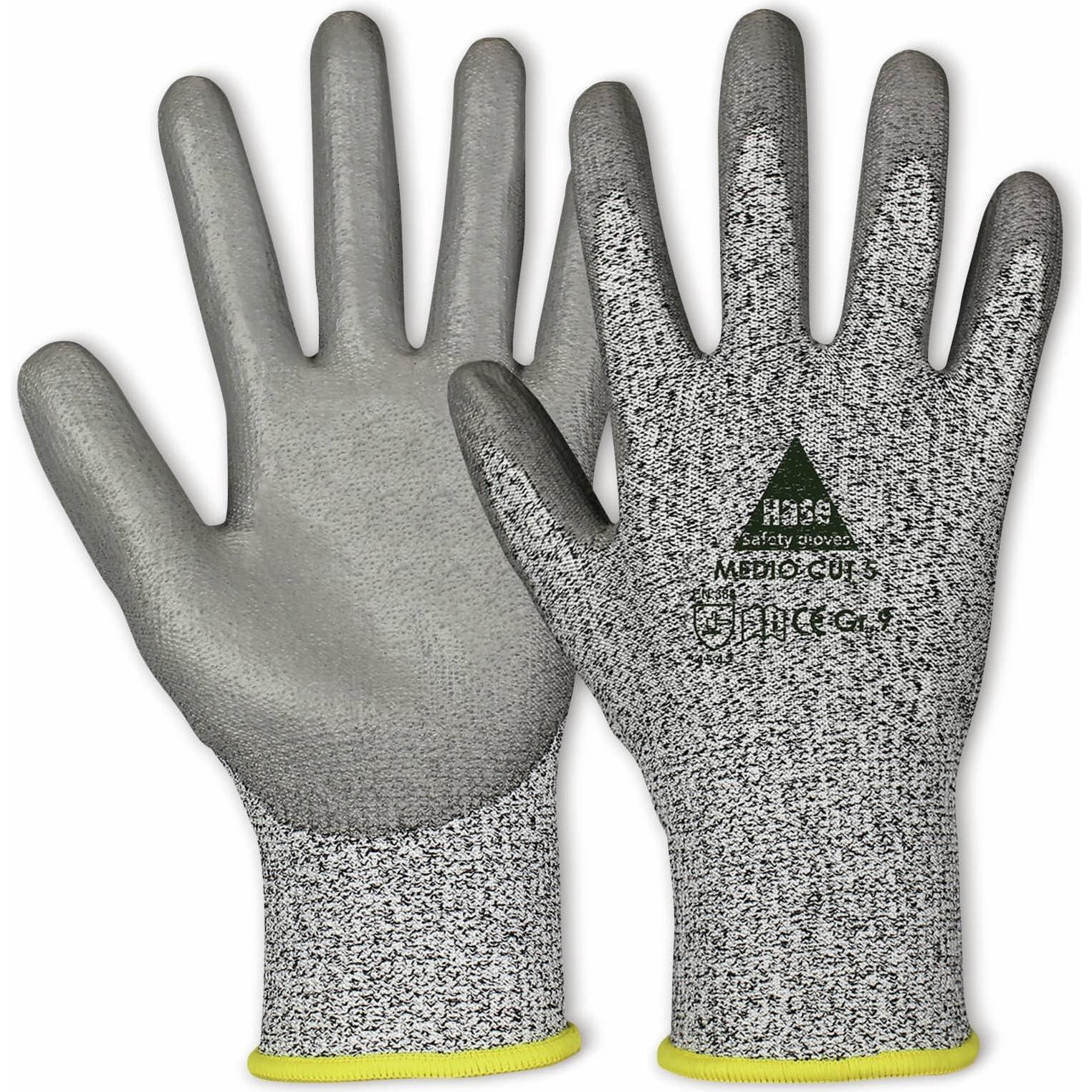 Hase, Schutzhandschuhe, Montagehandschuhe Medio Cut Level 5 Grösse 8, Dyneema (8)