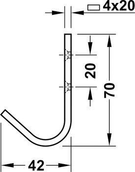 Actual product image Werkstarck Coat hook