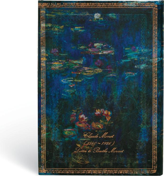 Actual product image Paperblanks Monet (water lilies) letter to Morisot (B6, Lined, Hardcover)