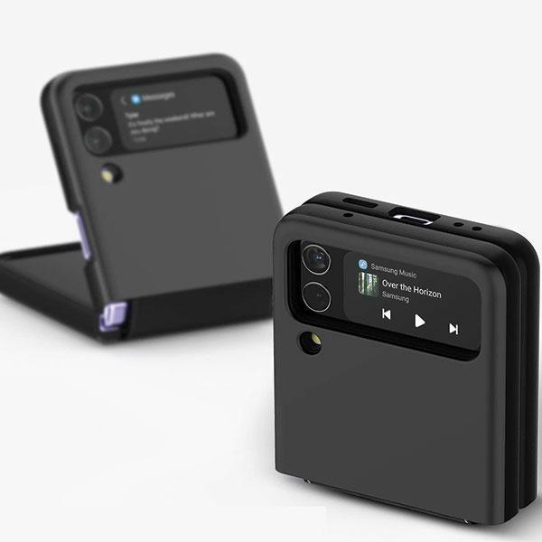 Produktbild PC Hard Bumper Sam Z Flip5 F731 czarny/black (Samsung Galaxy Z Flip5)