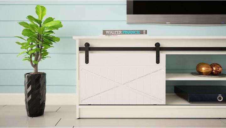 Image du produit Cama RTV GRANERO Armoire 200x56.7x35 blanc/blanc brillant (200 x 35 x 56.70 cm)