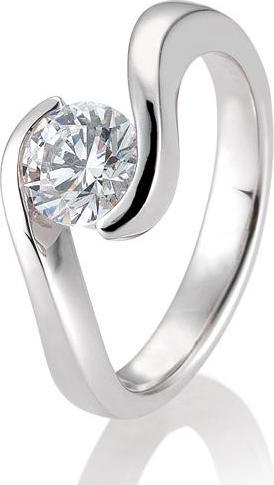 Produktbild Breuning Ring Schwung 0,80-1,50 ct. (51, 585/14 K Gold)